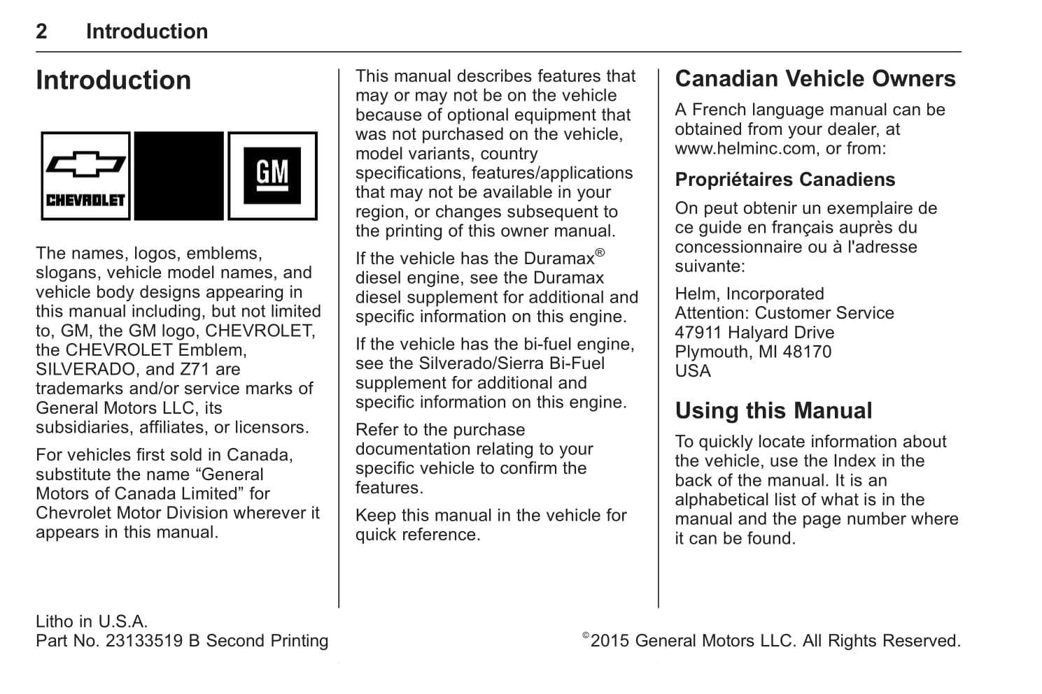 2016 duramax owners manual