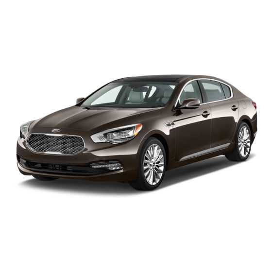 kia k900 owners manual