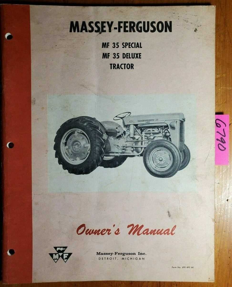 massey ferguson 35 owners manual