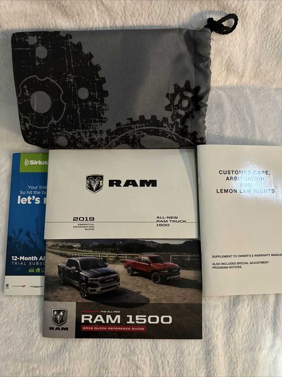 2019 dodge ram 1500 owners manual