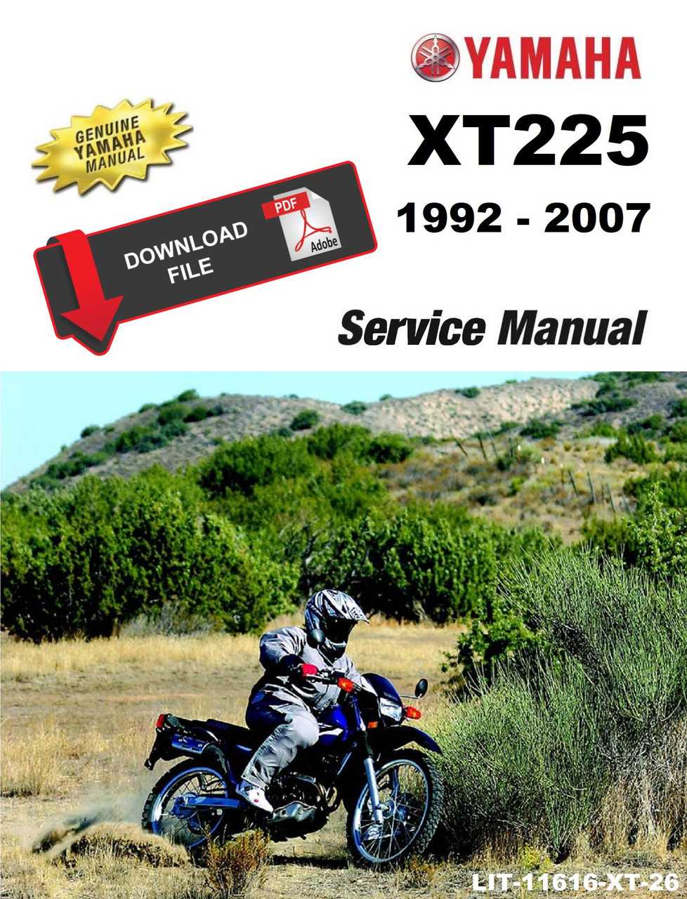 yamaha xt225 owners manual