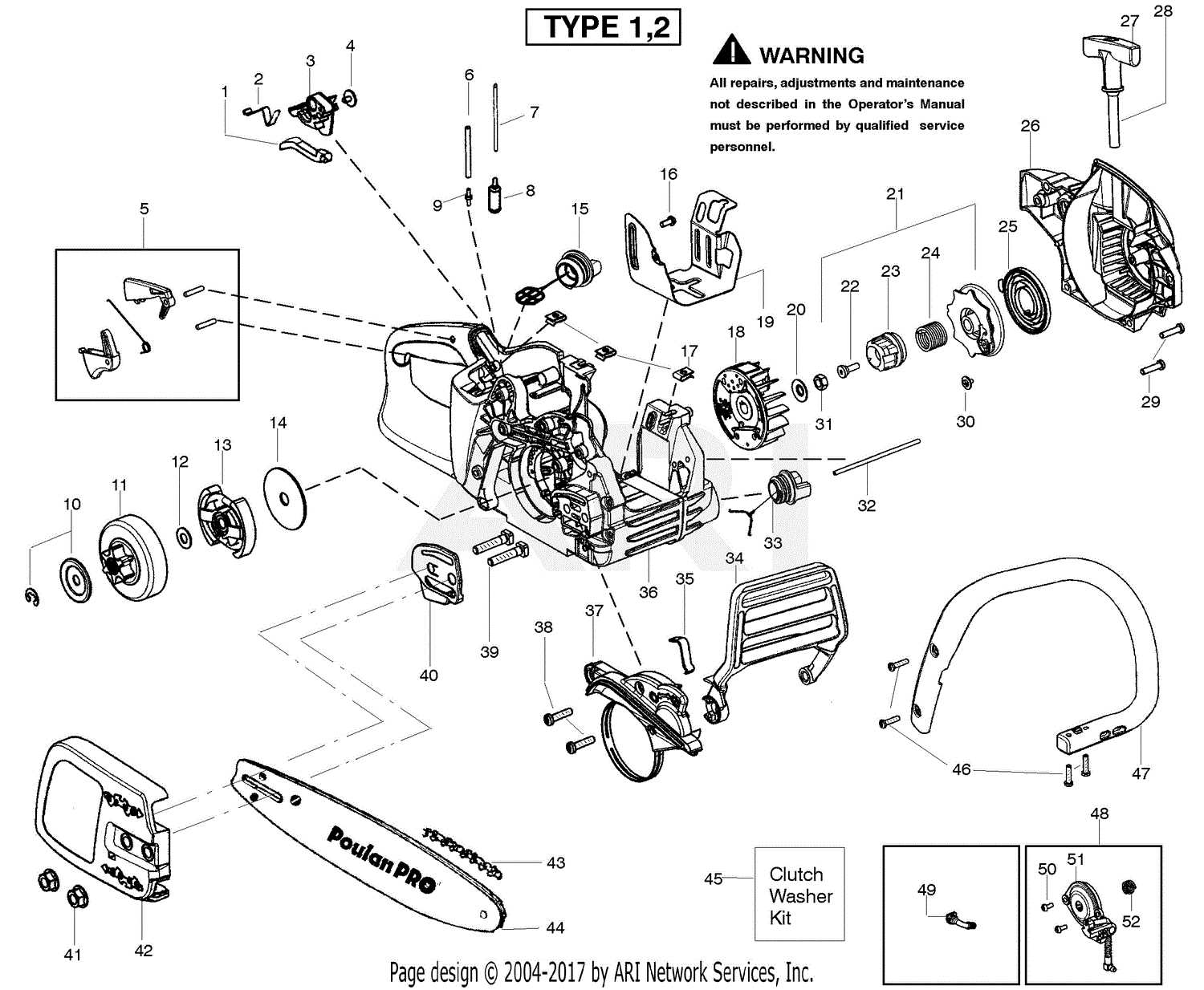 poulan pro 21 snow blower owners manual