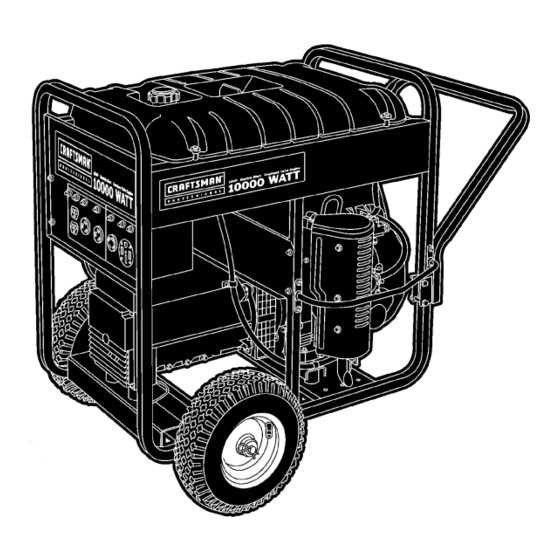 troy bilt generator 6000 owners manual