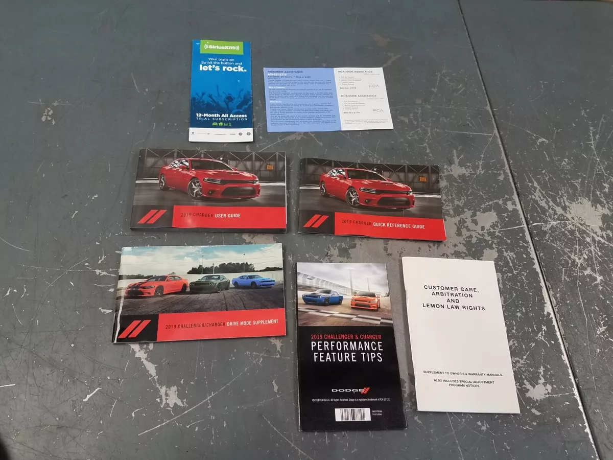 2019 dodge challenger owners manual