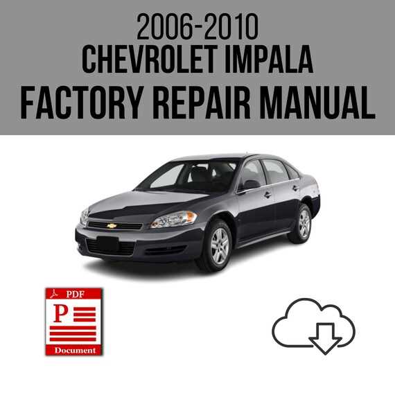 2006 chevy impala owners manual