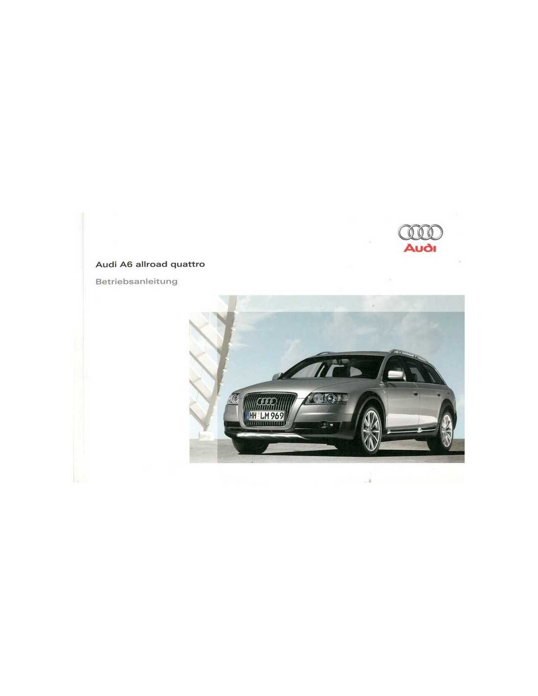 1999 audi a6 quattro owners manual