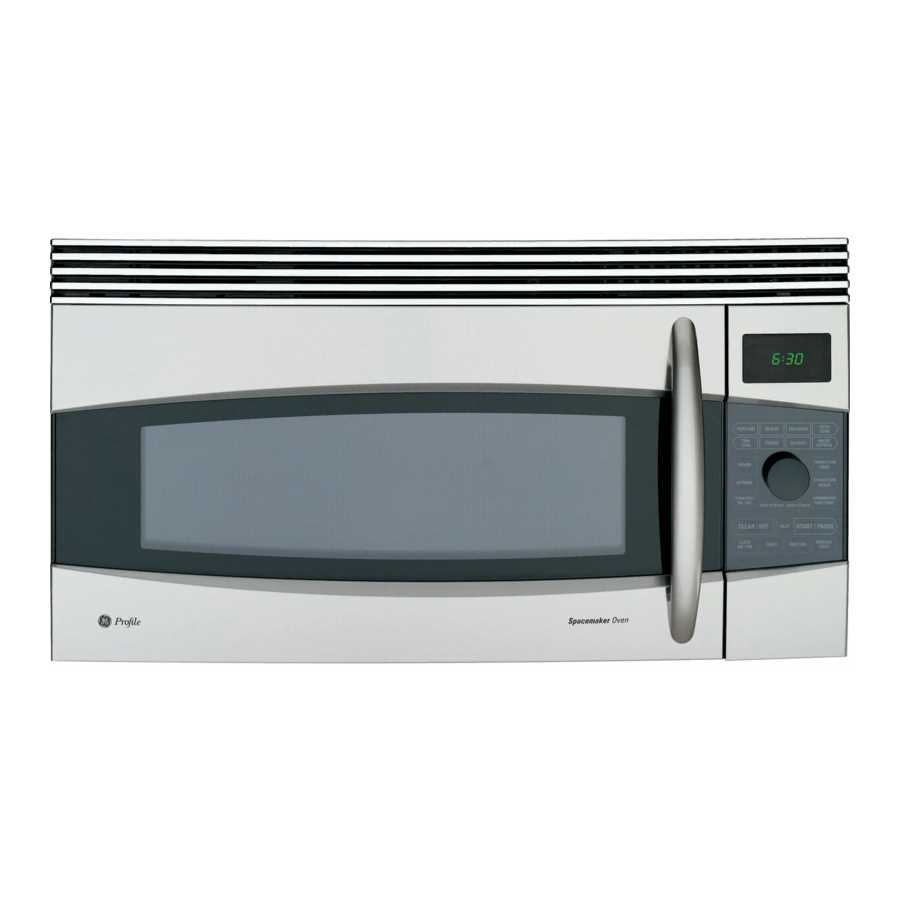 ge microwave oven owners manual