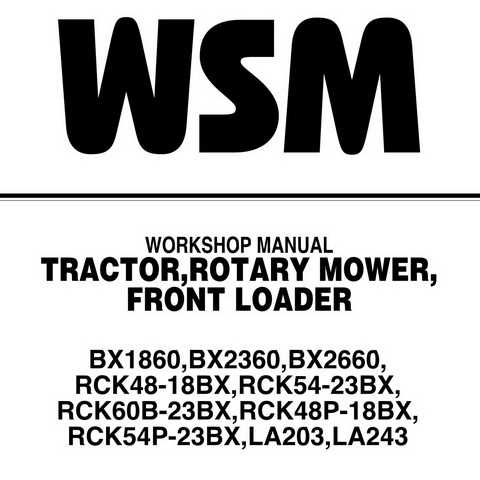 kubota mx5000 owners manual