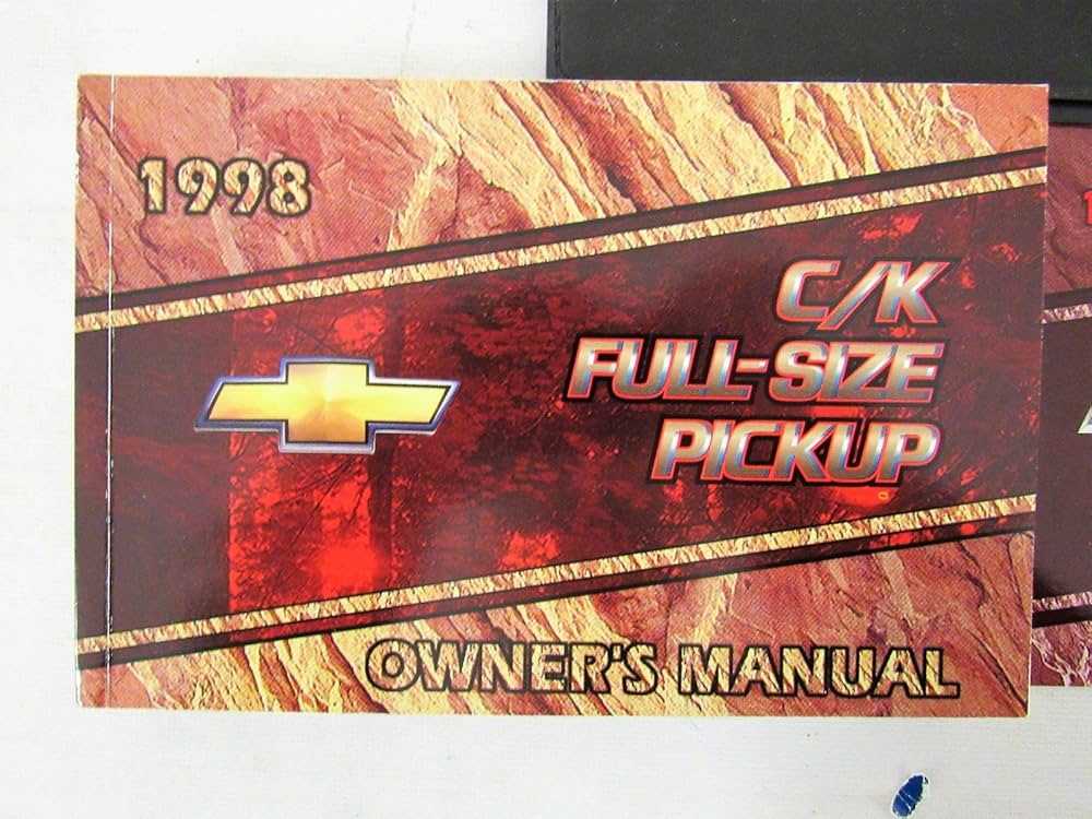 1998 chevrolet k1500 owners manual