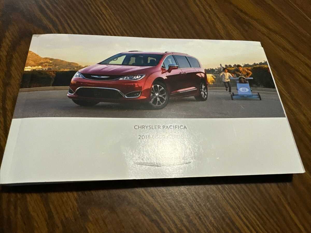 2018 chrysler pacifica limited owners manual