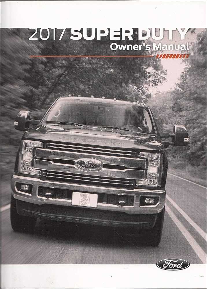 2017 ford super duty owners manual