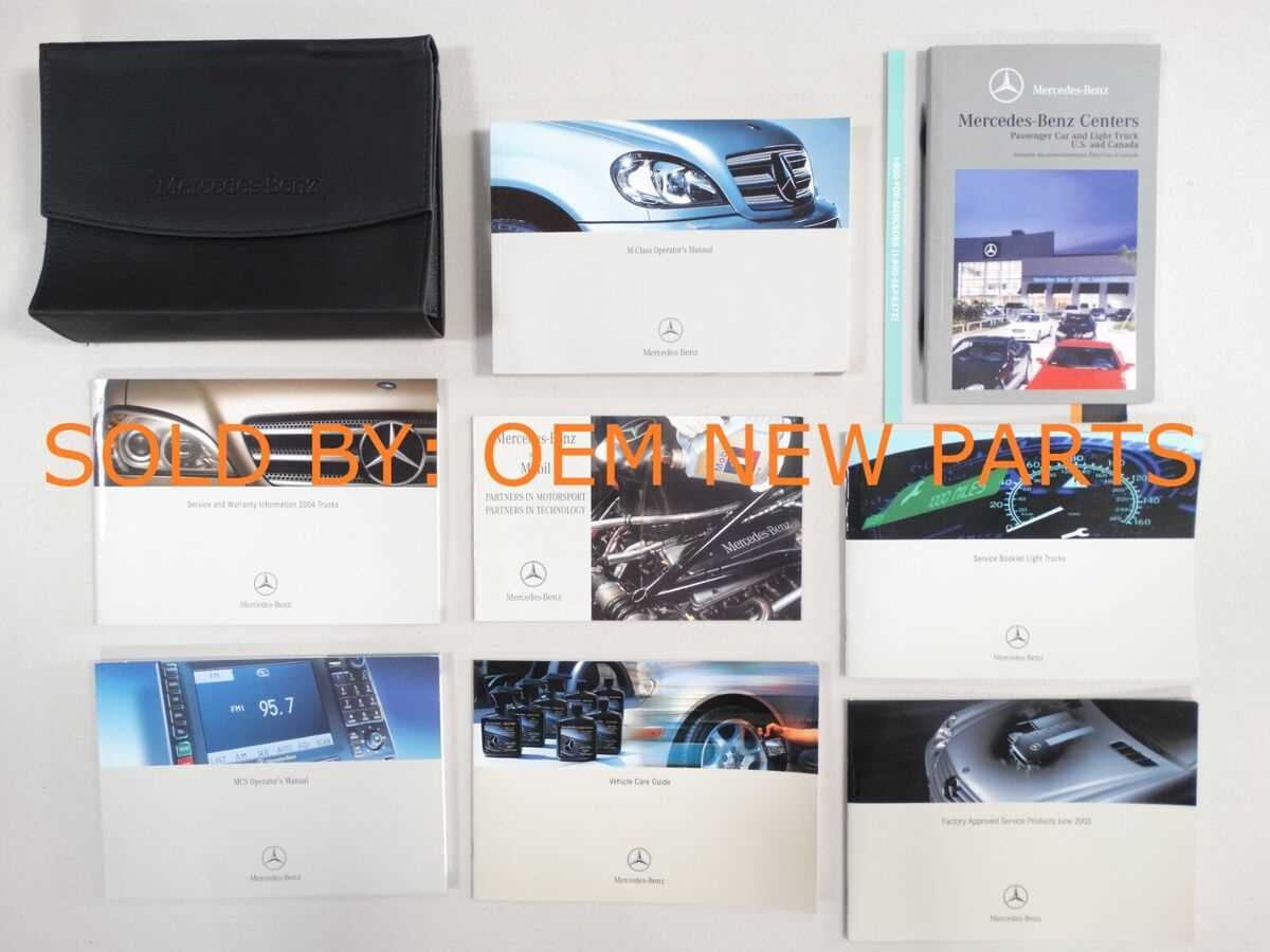 2004 mercedes ml350 owners manual