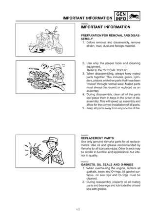 yamaha vino owners manual