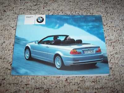 2002 bmw 325ci owners manual