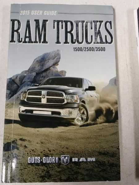 2015 dodge ram 3500 owners manual