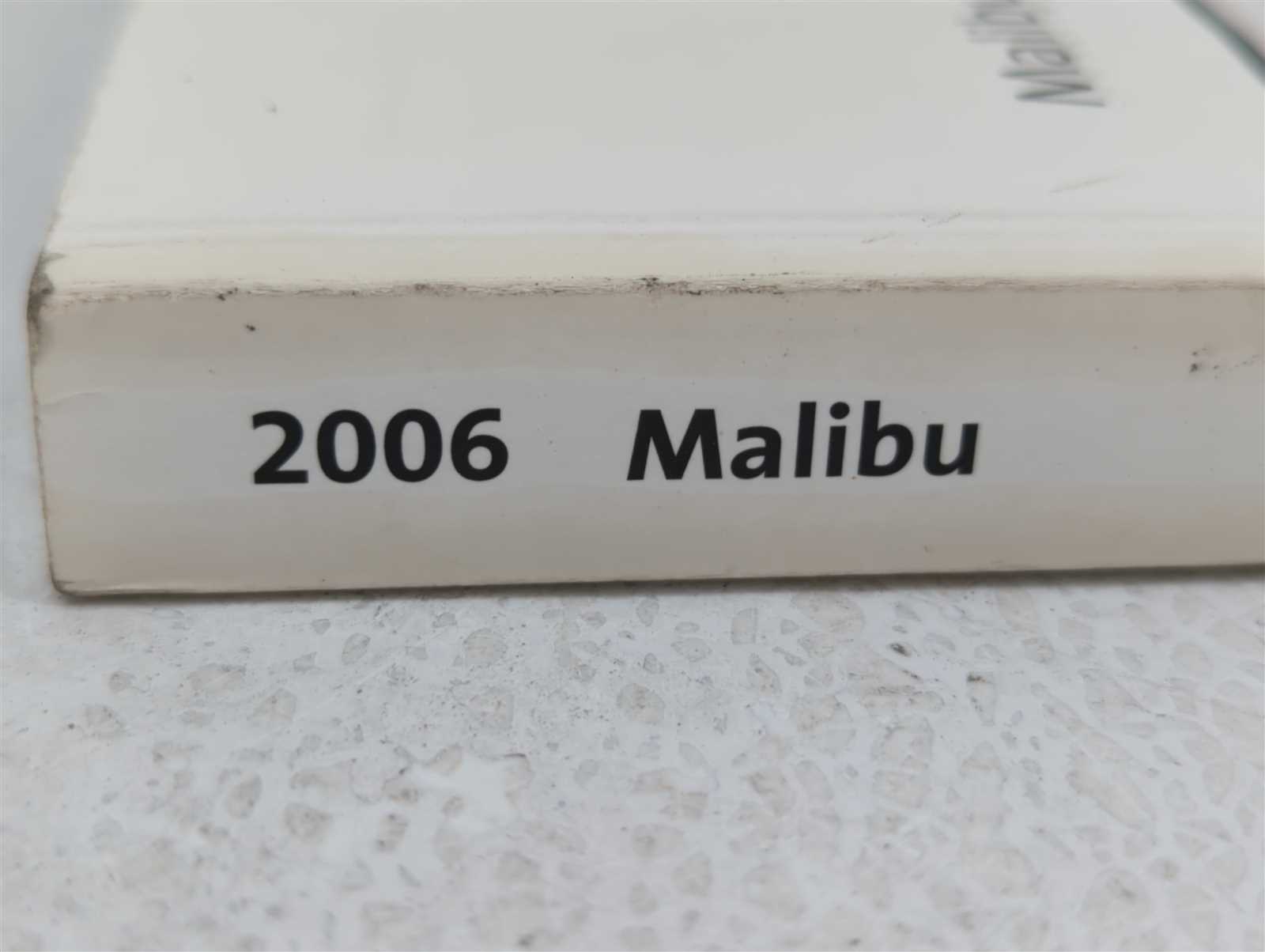 2006 chevy malibu owners manual