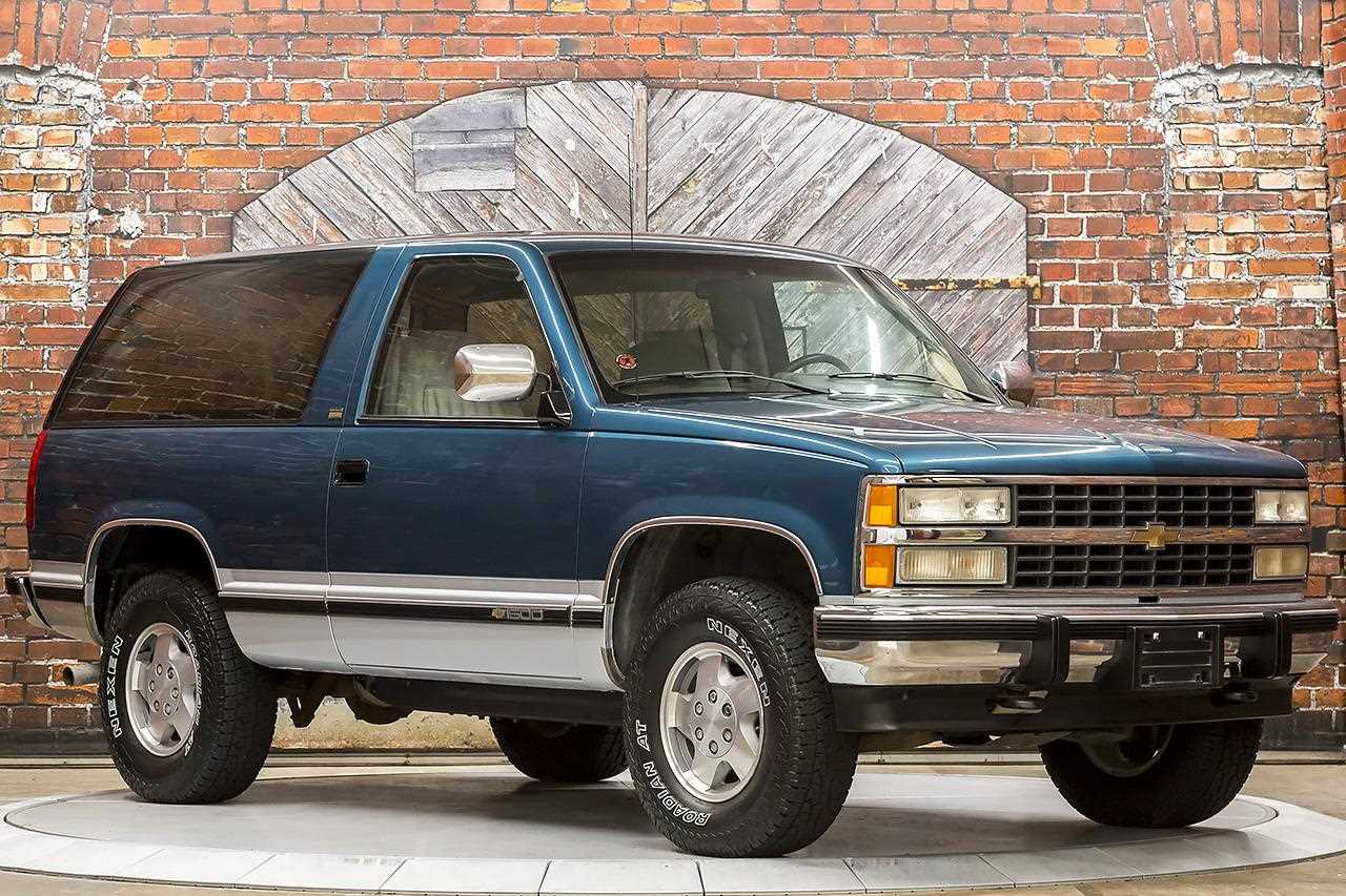 1993 chevy blazer owners manual