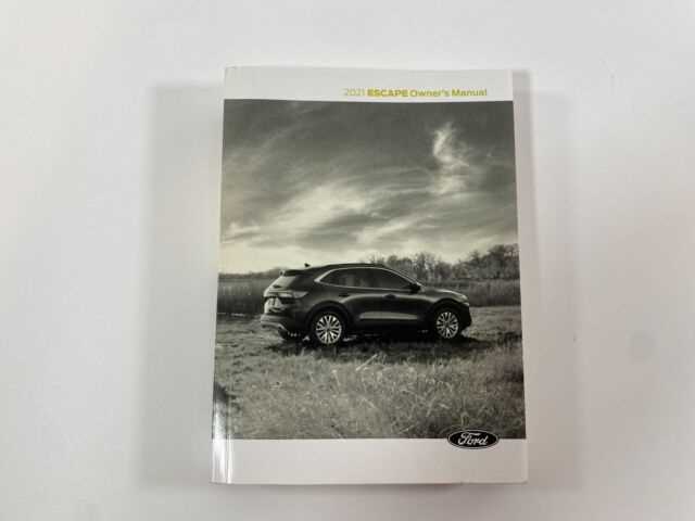 2021 ford escape owners manual