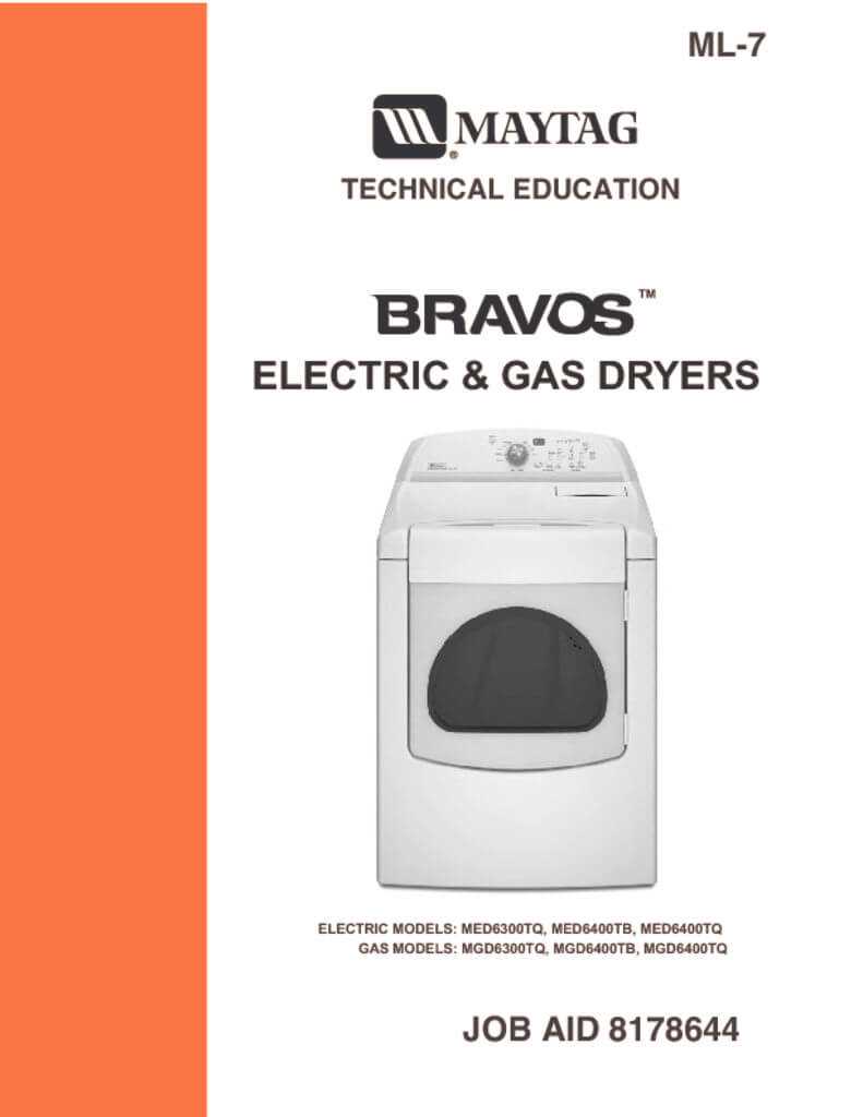 maytag bravos xl owners manual