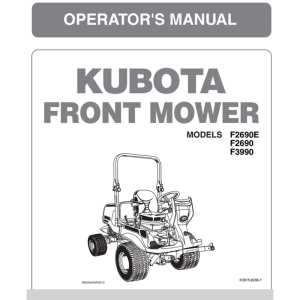 kubota f3060 owners manual