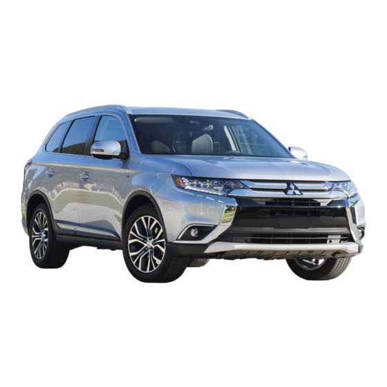 mitsubishi outlander 2017 owners manual