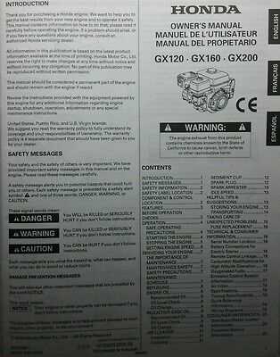 honda pressure washer owners manual