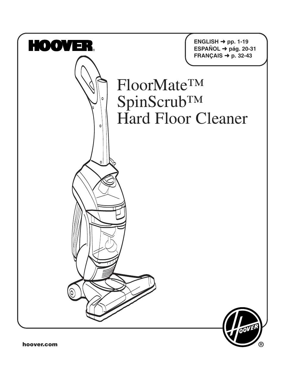 hoover floormate deluxe owners manual