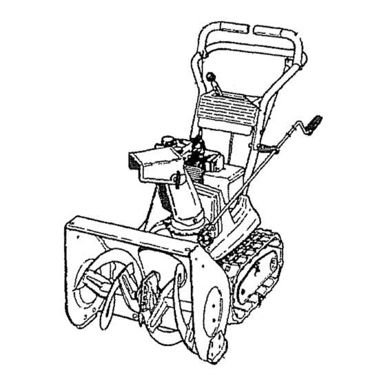 owners manual sears snowblower