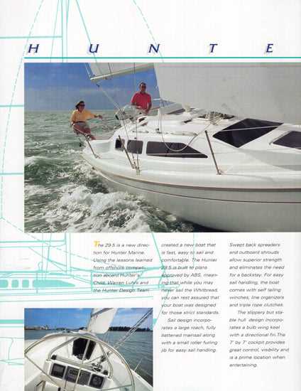 hunter 29.5 owners manual