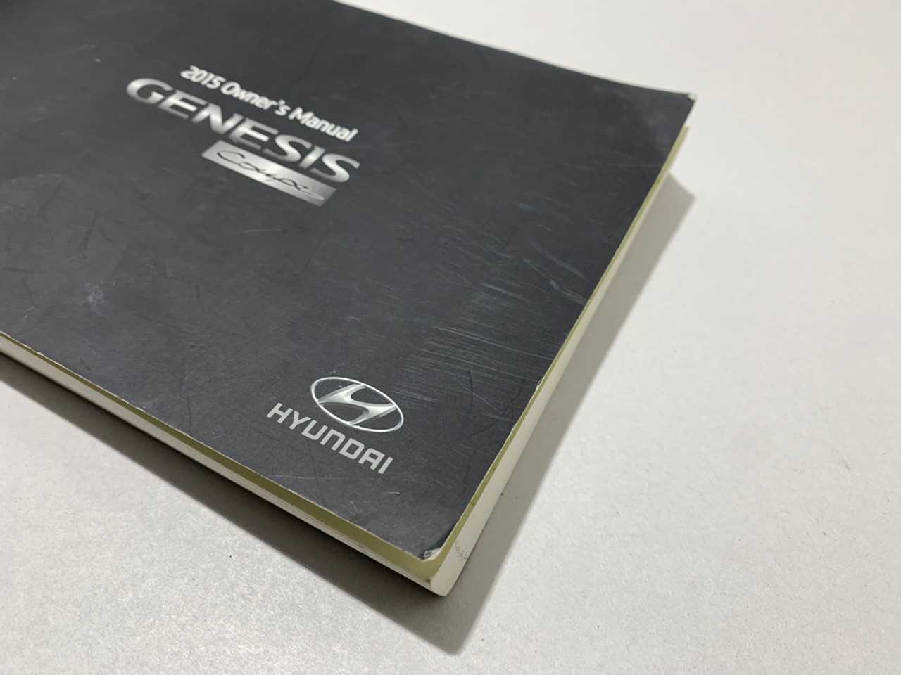 hyundai genesis owners manual 2015