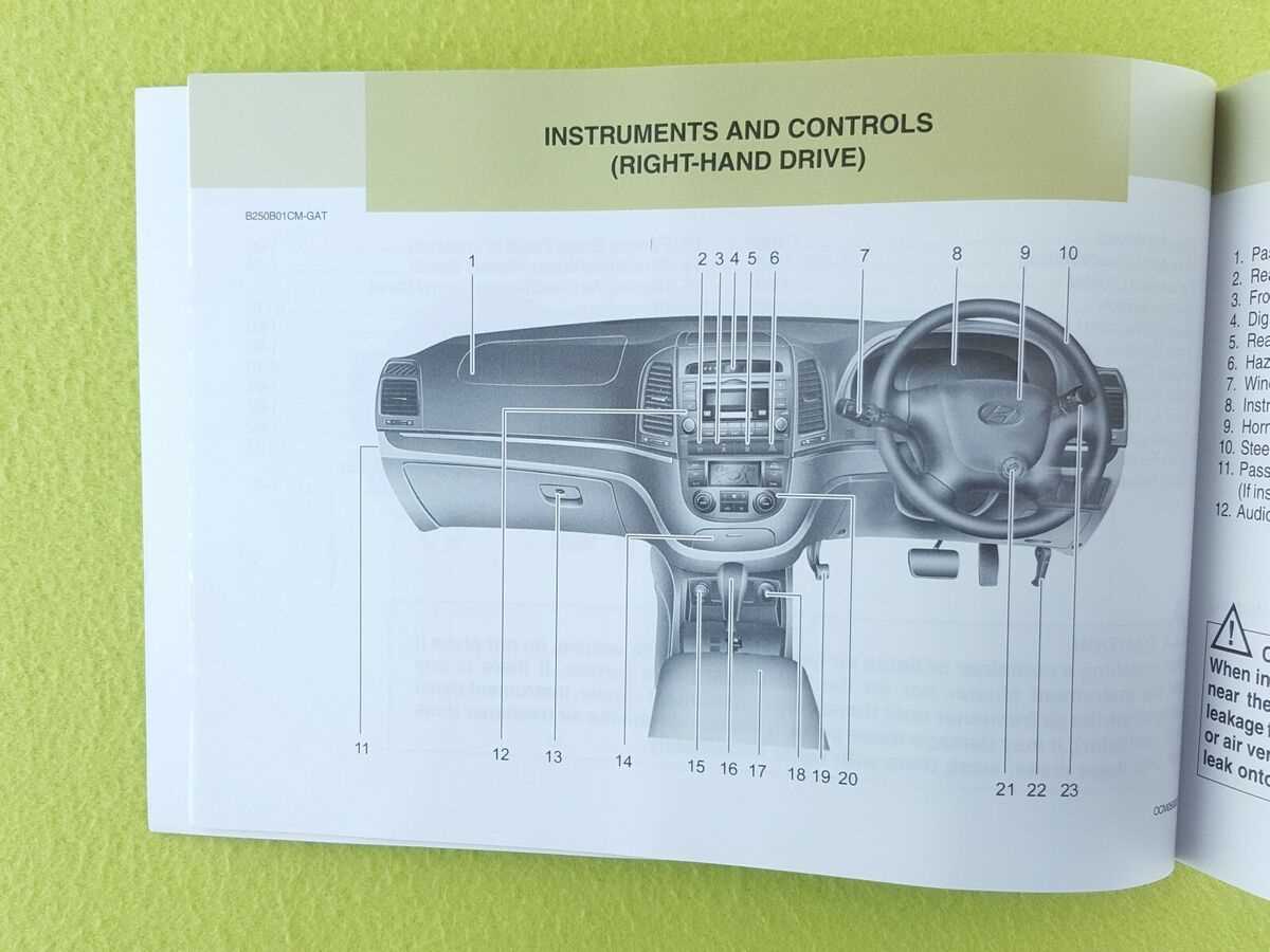 hyundai santa fe 2009 owners manual