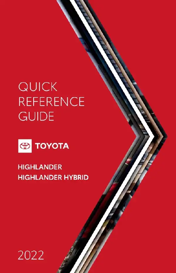 2023 highlander hybrid owners manual