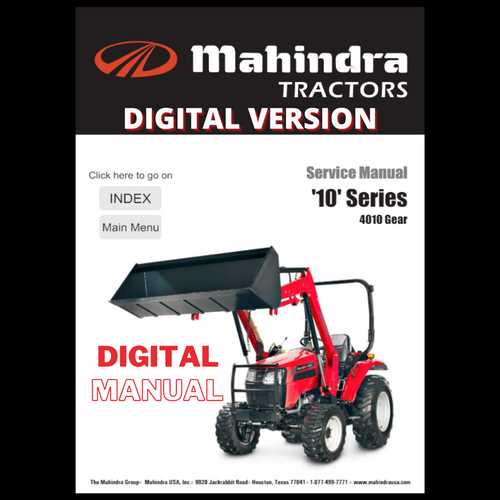 mahindra 4025 2wd owners manual