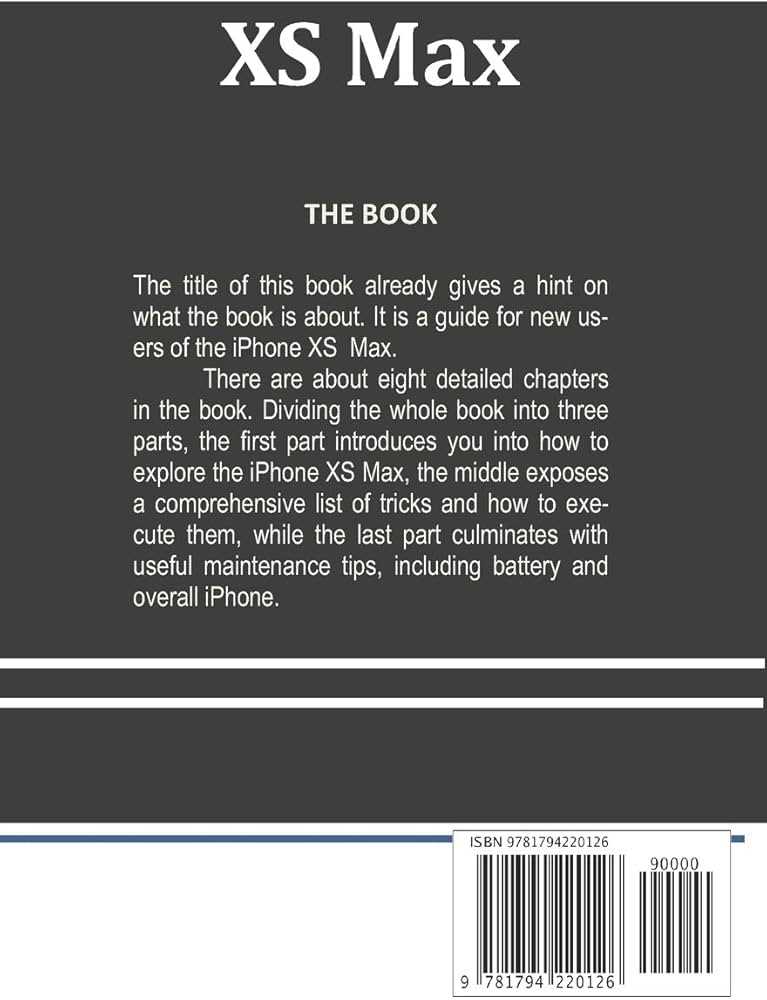 iphone xs owners manual