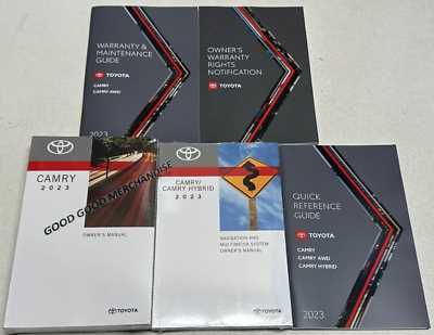 2023 toyota camry se owners manual