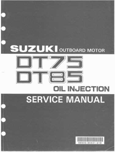 suzuki dt 9.9 outboard owners manual