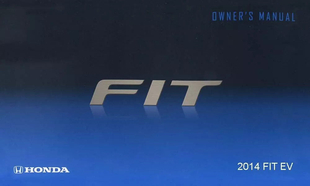 2014 honda fit owners manual