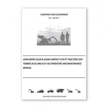 john deere 2038r owners manual