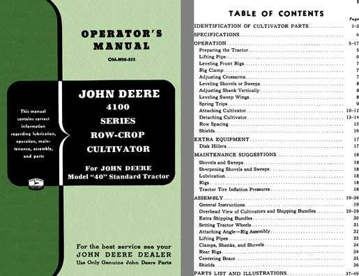 john deere 4100 owners manual