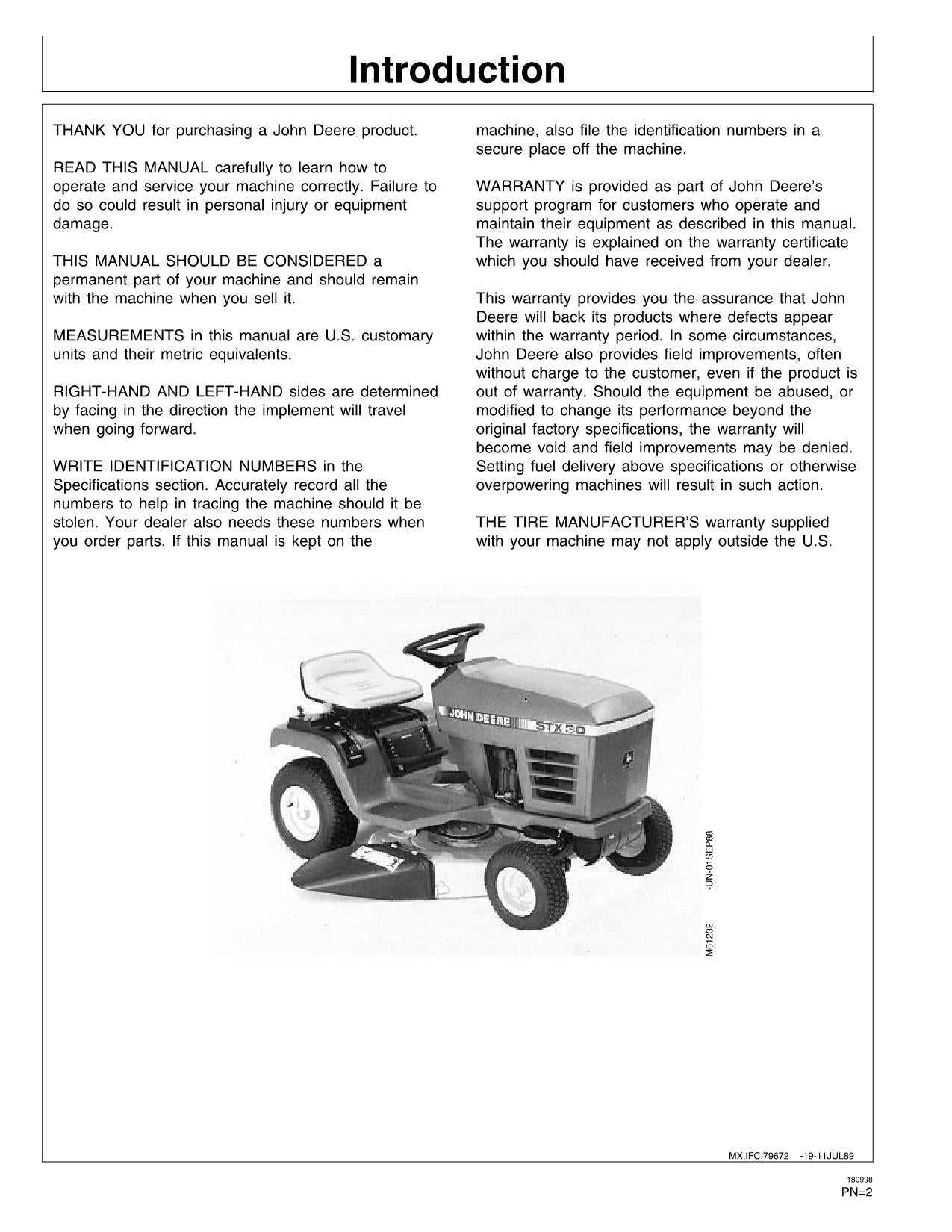 john deere stx38 owners manual