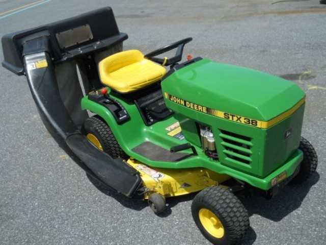 john deere stx38 owners manual