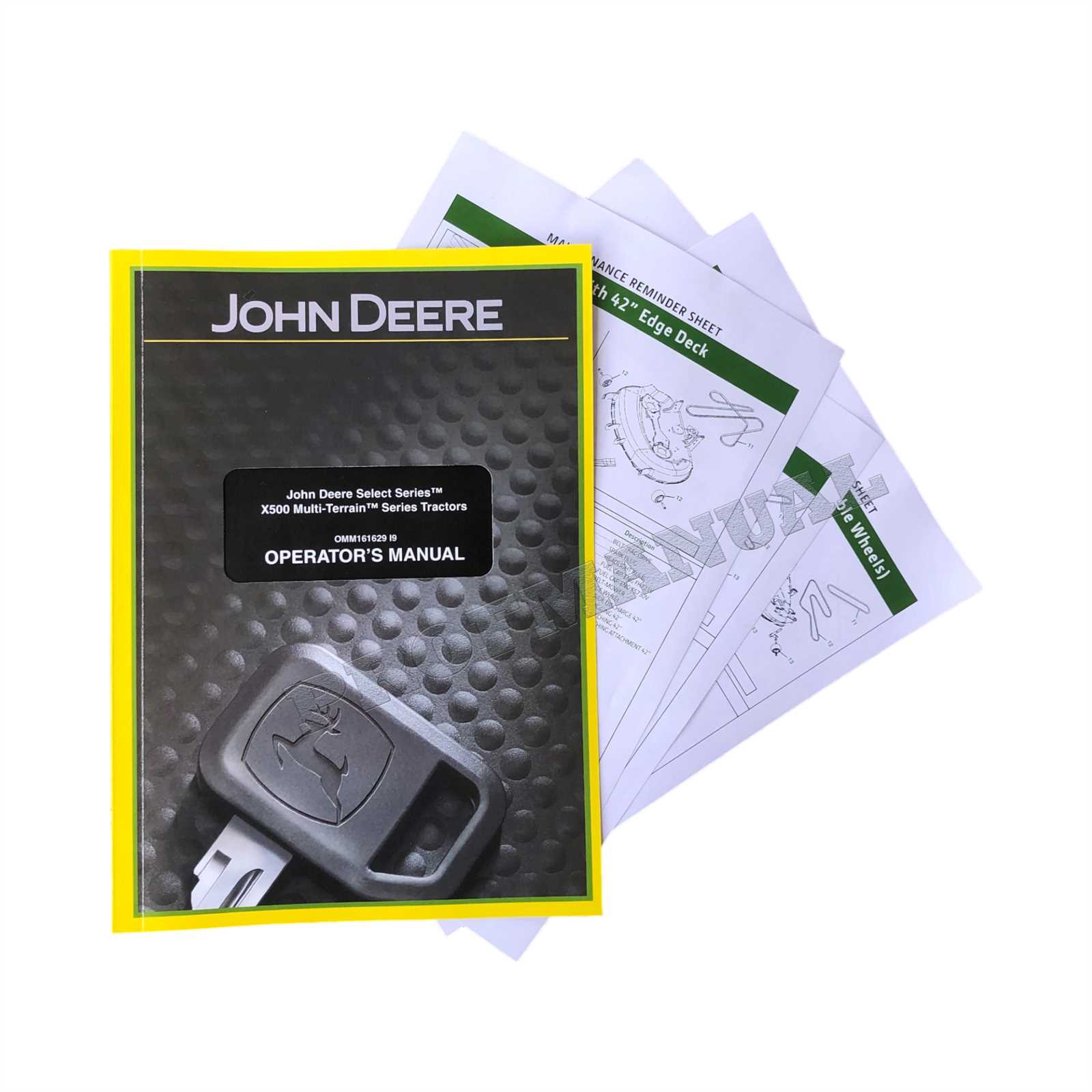 john deere x540 owners manual