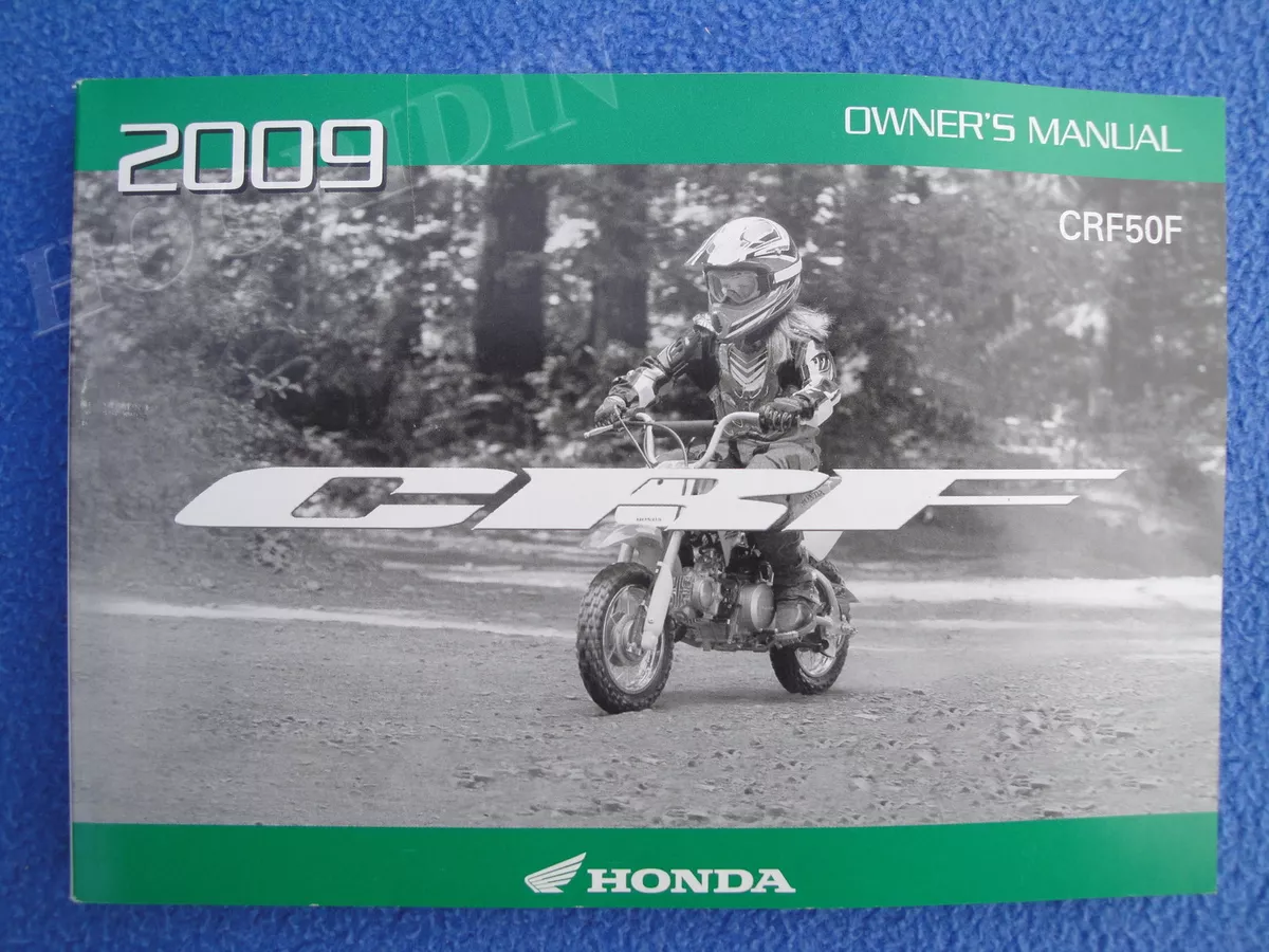 honda dirt bike owners manual