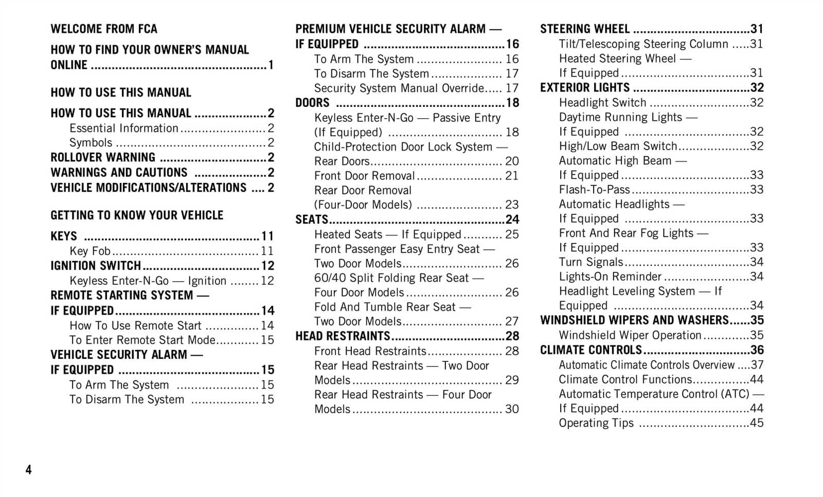 2019 jeep wrangler owners manual