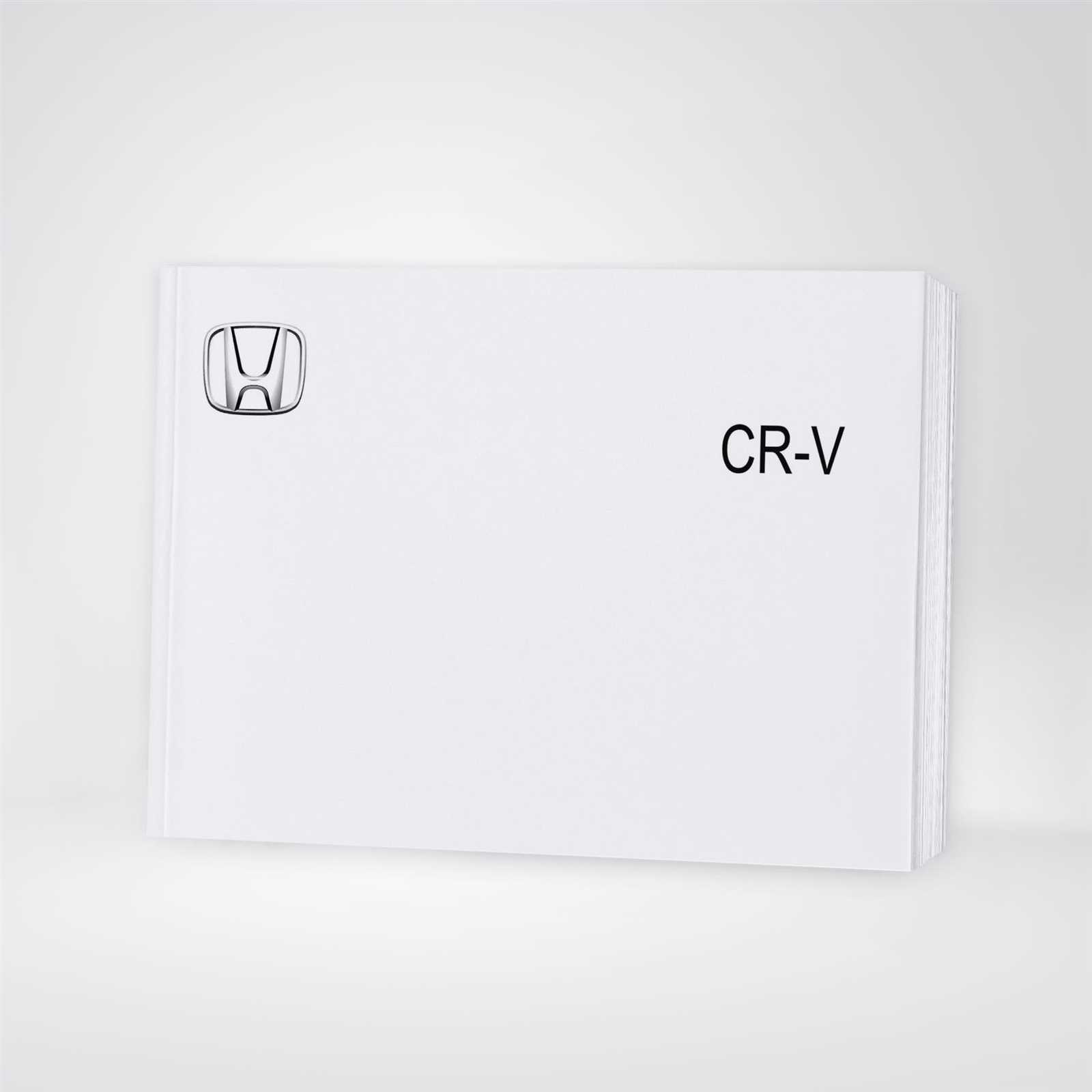 honda cr v owners manual 2018