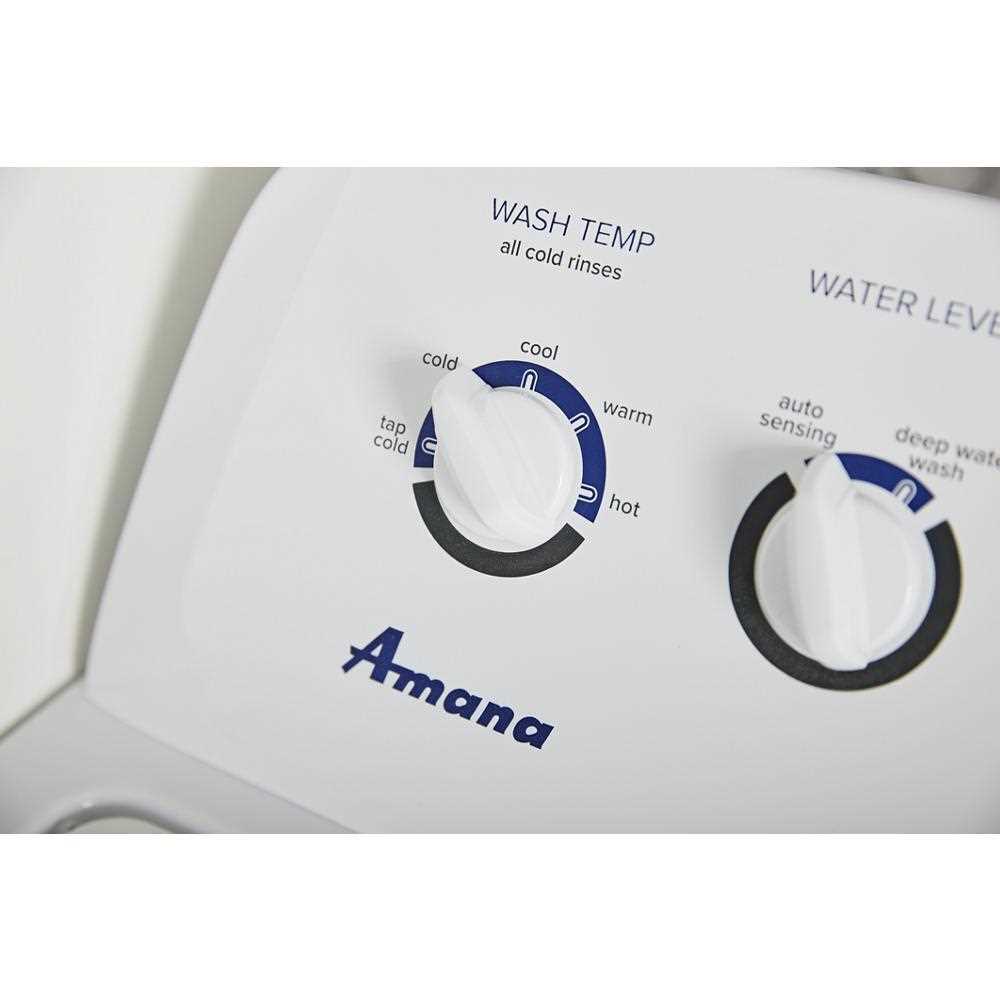 amana washing machine owners manual