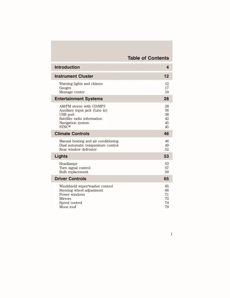 2010 ford escape xlt owners manual