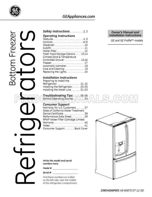 kenmore elite refrigerator model 795 owners manual