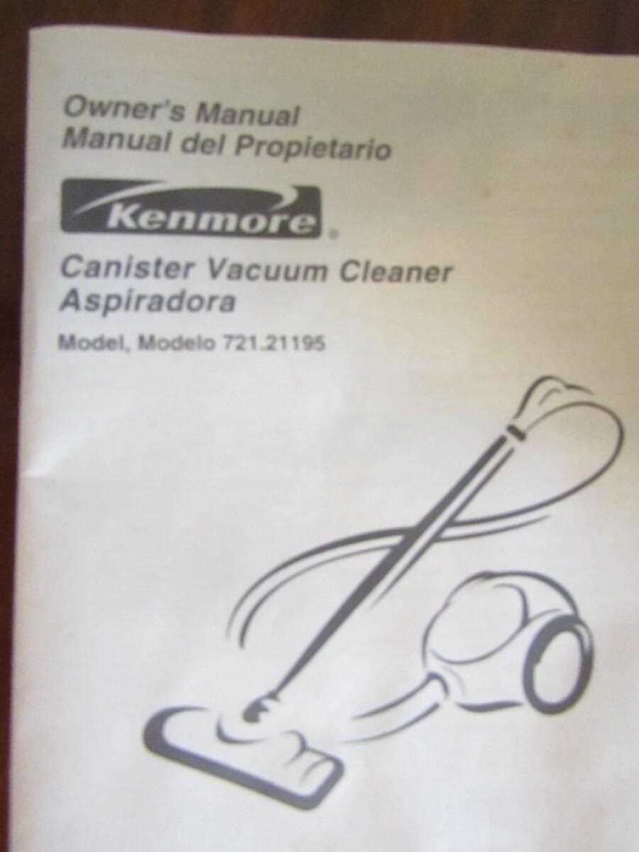 kenmore vacuum model 116 owners manual