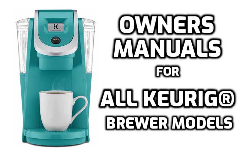 keurig k duo owners manual